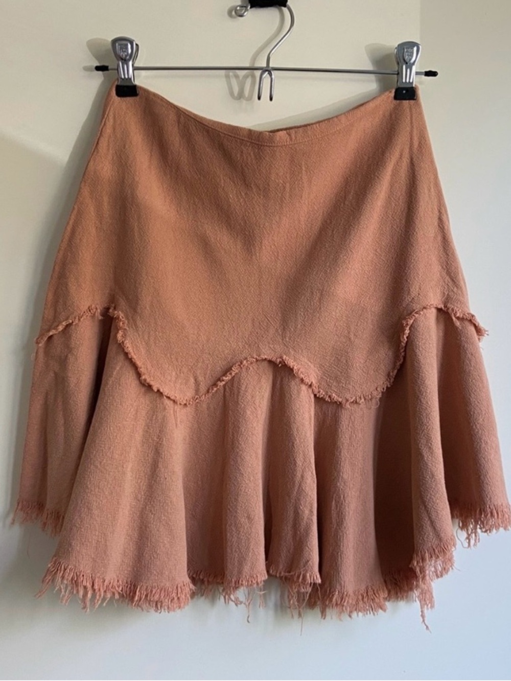 Cotton + linen skirt 🌷